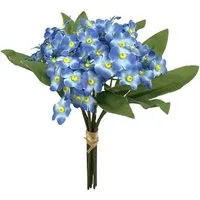 Kunstblume Künstlicher kleiner Vergissmeinnicht-Strauß ca. 16cm BLAU, Floratexx GmbH