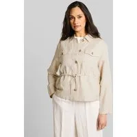 TOM TAILOR Jackenblazer Blazer Regular Fit Jacke mit Leinenanteil