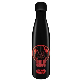 Star Wars - Thermosflasche, "Darth Vader", Metall (Schwarz)