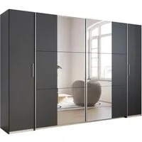 rauch Schwebetürenschrank Kleiderschrank Drehtürenschrank Schrank Garderobe KRONACH (in 3 Ausstattungen BASIC/CLASSIC/PREMIUM, Breiten 225/268/311/354 cm) Kombischrank optional mit 1 oder 2 Spiegel viele Böden MADE IN GERMANY