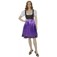 German Wear Dirndl GW1315 3-teiliges Midi Dirndl Dirndel Trachtenkleid