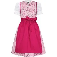 Ramona Lippert Dirndl Kinderdirndl Kiki 3-teilig – Rosa mit Blumenmuster