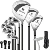 COSTWAY Golfschläger + Golfbag, Komplettes Golfschläger-Set für Damen