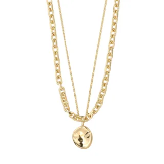 pilgrim - Halskette 2-in-1-Set – Sparkle gold - Gr. - OS