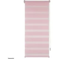 Doppelrollo Doppelrollo uni 100 x 150 Marisol, HTI-Living, ohne Bohren, Klemmfix, Klemmfix, Festmaß freihängend ohne Bohren Klemmfix