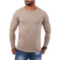 Young & Rich Langarmshirt Herren Uni Basic Longsleeve Rundhals round-Neck Unterziehshirt 2002 Rundhalsauschnitt unifarben langarm slim fit