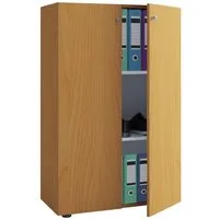 VCM Aktenschrank Büroschrank mit Drehtüren Lona B. 70 x H. 111 x mit 3 Fächern, Büromöbel