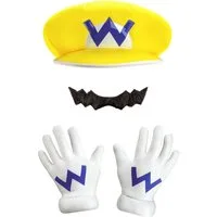 Disguise Kostüm Wario Verkleidungs-Set Nintendo Lizenzartikel bunt