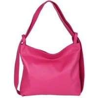 MIRROSI Beuteltasche aus Echtleder, Made in Italy, Shopper Tasche auch als Rucksack 2 in 1, Tragetasche (47x37x9cm) mit viel Stauraum