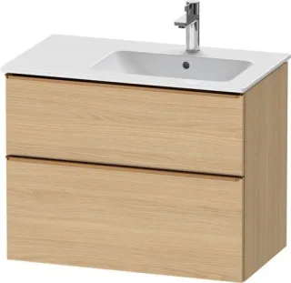 Duravit D-Neo Waschtischunterbau wandhängend Natur Eiche Matt 810x462x625 mm - DE4367004300000 DE4367004300000