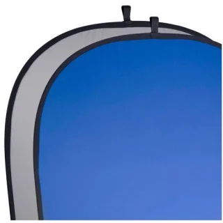 Walimex Falthintergrund 180x210cm grau/blau