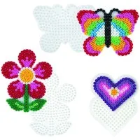 Hama Bügelperlen Hama Stiftplatten-Set Frühling, weiß für Midi-Bügelperlen