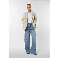 comma Weite Jeans Jeans-Hose ANNA - Wide Leg Jeans mit vorverlegter Naht