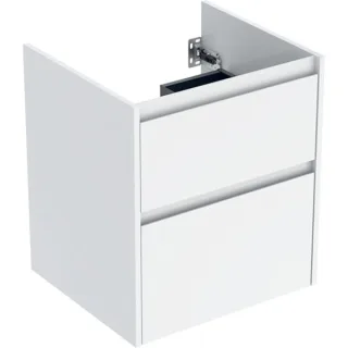 Geberit Ersatzteile Unterschrank für Möbelwaschtisch, 2 Schubladen B:55cm, weiß glanz, 246350011 246350011
