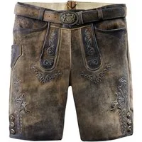 Maddox Trachtenlederhose Hopfensee Herren (1-tlg) Trachtenlederhose, Trachtenhose, Bayerische Lederhose, Oktoberfest