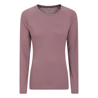 Mountain Warehouse Womens/Ladies Quick Dry Langarm-Top (Violett)