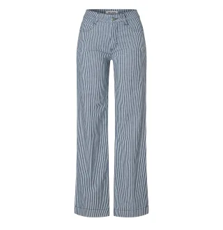 MAC - MAC JEANS - WIDE, Stripe Denim blau - Gr. - 32