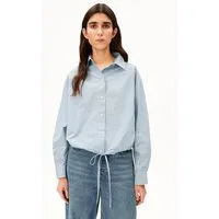 Armedangels Langarmbluse MINI-CHECK Bluse aus 100% Bio-Baumwolle Oversized Fit