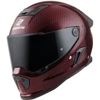 Bogotto Motorradhelm Rapto Carbon Helm, vorbereitet für Kommunikationssystem,geeignet für Brillenträger,v