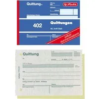 Herlitz Formularblock Formularbuch Quittung A6 402 2x40 Blatt selbstdurchschreibend VE=4 Stü
