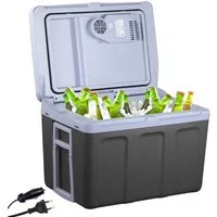 Arebos Elektrische Kühlbox 40L, Mobil Kühlschrank ECO Modus, Kühlen & Warmhalten, 2 Programme: COLD & HOT