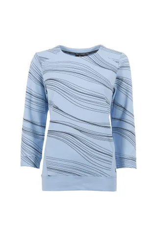 squesto - Leichtsweat 3/4 ice blue - Gr. - 44