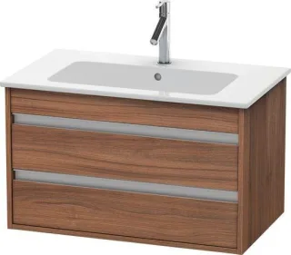 Duravit Ketho Waschtischunterbau wandhängend Nussbaum Matt 800x475x480 mm - KT642907979 KT642907979