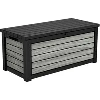 Keter Gartenbox "NORTHWOOD" 623L 157x72x69cm Deckel bis 270kg belastbar, abschließbar