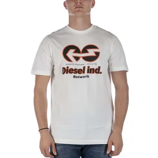 T-Shirt Diesel T-Just E18 Weiß