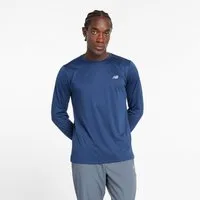 New Balance Laufshirt Sport Essentials Long Sleeve Langarm-Schnitt, mit Rundhalsausschnitt, unifarbenes Design