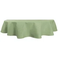 Haus und Deko Tischdecke Tischdecke oval Leinenoptik Lotuseffekt Tischwäsche Wasserabweisend (1-tlg)