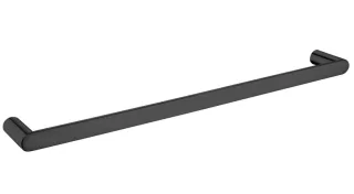 Neuesbad Serie 20 Wandmontage Handtuchhalter 600mm, schwarz matt, Material Messing NB1DEADRN6211