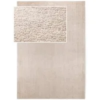DomDeco Hochflor-Teppich LOOMA Teppich weich, waschbar, rutschfest, Teppich modern, Rechteckig, Gemütlich, flauschig, pflegeleicht