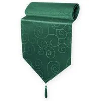 Haus und Deko Tischdecke Tischläufer Damast Ornamente klassisch Tischdecke (1-tlg)