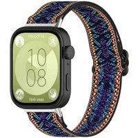 Wigento Smartwatch-Armband Nylon Outdoor für Huawei Watch Fit 5 4 / Fit 5 4 Pro / 3 Ersatz M2, Ersatz Austausch Nylon Sport Armband