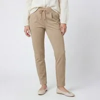 OriginalYou Chinohose Schlupfhose Damen Stretchhose Freizeithose Business Style auch in großen Größen erhältlich, mit Kordelzug