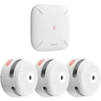 X-SENSE FS31 RF-Rauchmelder-Set mit Basisstation SBS50 und 3x XS01-M Rauchmelder (App-Benachrichtigungen, Vernetztes Rauchwarnsystem)