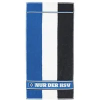 HSV Handtuch Set Hamburger SV Duschtuch HSV Duschtuch Blockstreifen GOTS, Frottee (1-St)