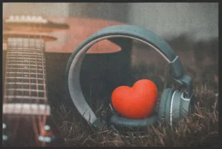 Fussmatte Musik 6179 | Größe: 60 cm x 45 cm