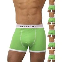 normani Retro Boxer 6 Stück Retro Boxershorts aus Baumwolle Unterhose aus atmungsaktiver Baumwolle