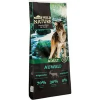 Dehner Wild Nature Auwald Adult Wild, 4 kg / 12 kg, getreidefrei / zuckerfrei Wild, Trockenfutter für: Hunde, Trockenfutter für ausgewachsene Hunde