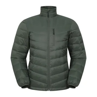 Mountain Warehouse Herren Trail Extreme Daunenjacke (Dunkelkhaki)