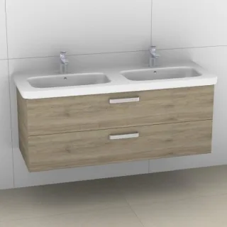 Artiqua 411 Waschtischunterschrank für DuraStyle 233813 Sanremo Eiche quer NB, 411-WU2L-D48-7144-428 411-WU2L-D48-7144-428