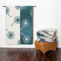 Wohndecke Pusteblume, Richter, Wendedecke aus 100% Bio Baumwolle