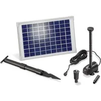 esotec Solarpumpe 10/610 Teichpumpen-Set WaterSplash, 610l/h, 10Wp Solarmodul 101013 (Komplettset)