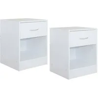 HTI-Living Nachtkommode Nachtschrank 2er-Set Thekla 4050 (Set, 2 St., 2 Nachtkommoden), Nachttisch Nachtkommode