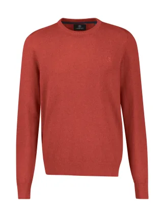 LERROS - O-NECK BUENDCHEN MAROON RED - Gr. - M