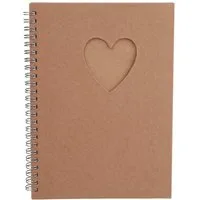 VBS Notizbuch Passepartout Herz, DIN A5