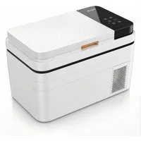 Brandson Elektrische Kühlbox Kompressor Kühlbox, bis – 20°C, ECO Modus, 30 L, für Auto & Haus, 30 l, APP-Steuerung, UV-Sterilisation, Batterieschutz, 12 V, 24 V, 230 V