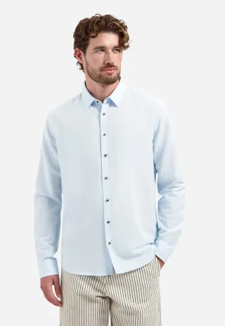 No Excess - Shirt With Linen sky - Gr. - M